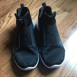 PUMA Mesh Slip-On Training Sneakers - Rebel Mid